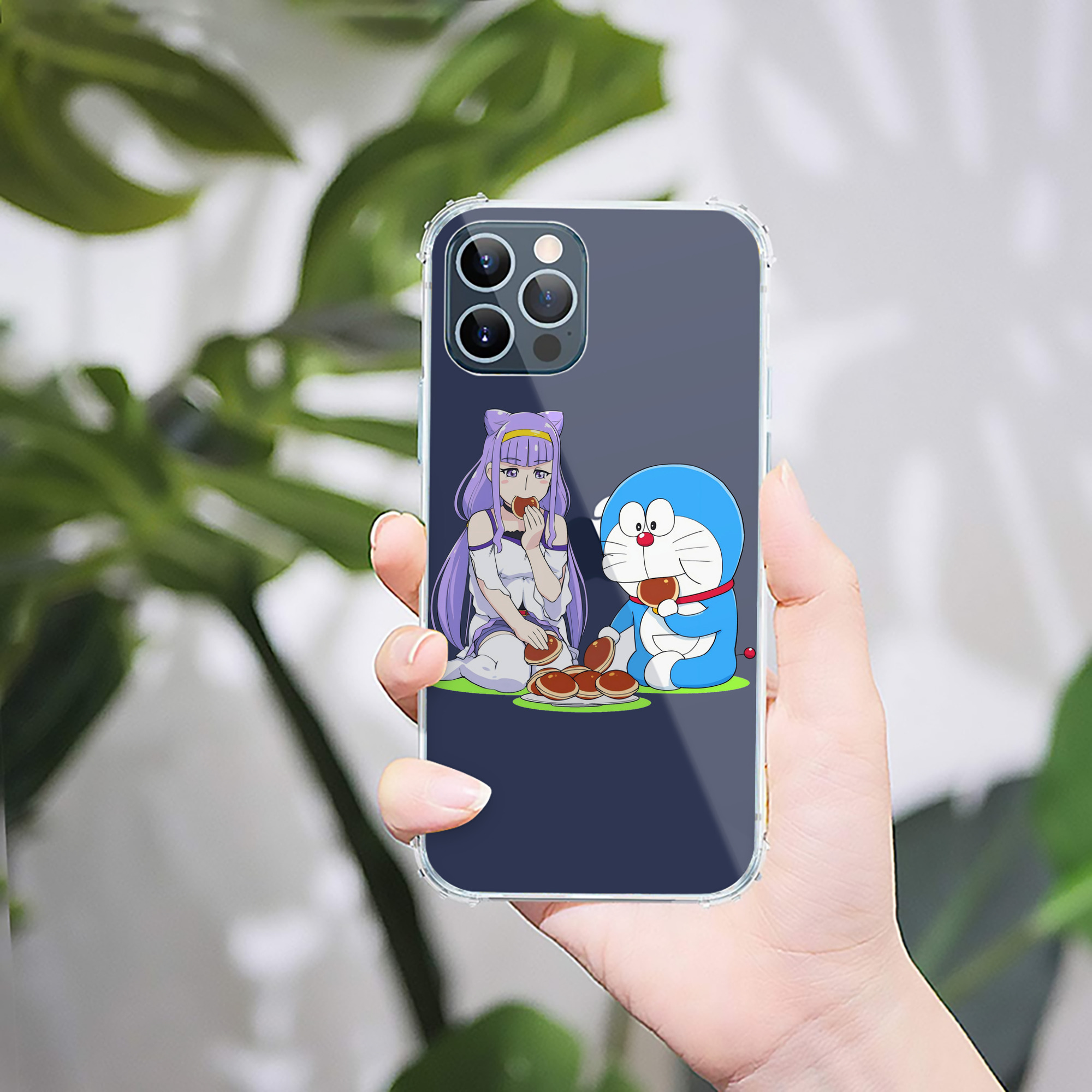 （画像用） ドラえもん Doraemon 【iPhone 12シリーズ対応】透明スマホケース（クリアソフトケース）